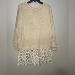 Free People FO beach lace sweater xs/s